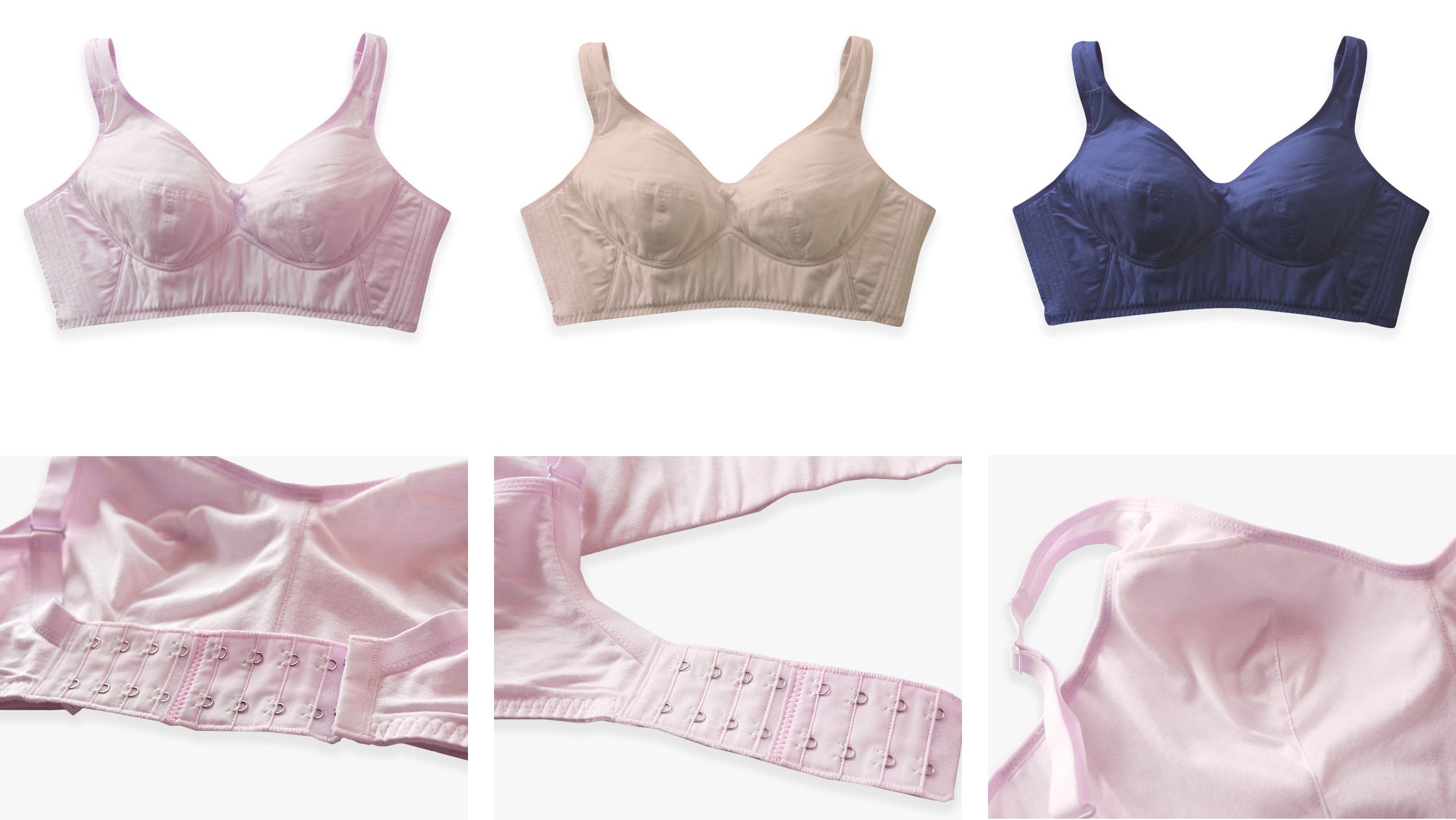 ６つのブラの写真